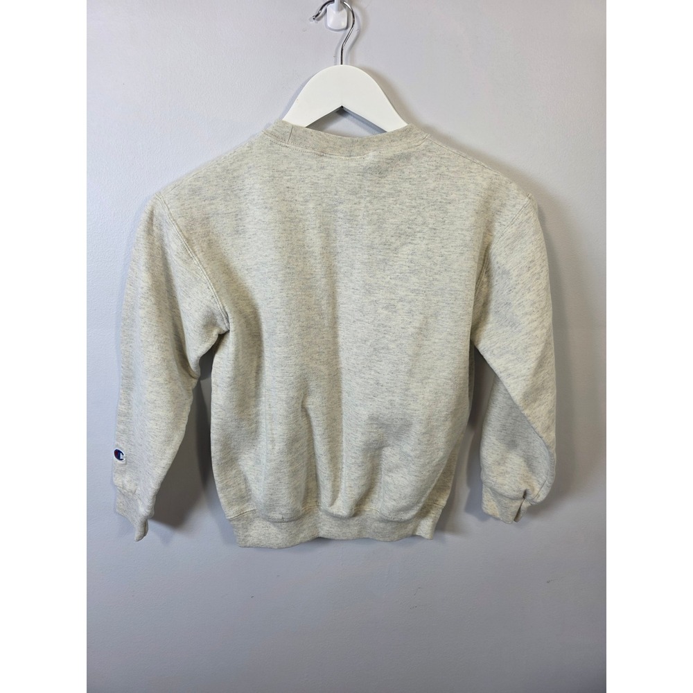 Champion Purdue Boilermakers Kids Sweatshirt Heather Gray YM 7-8 Crewneck - Picture 4 of 6